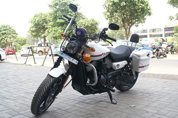 Gujarat Police ride Harley-Davidsons